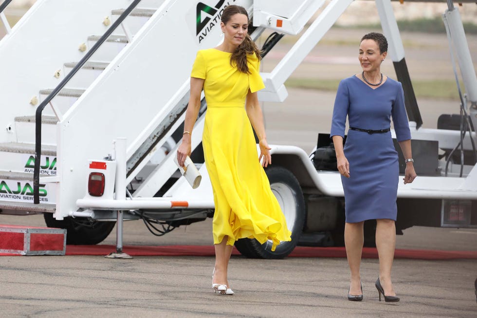 kate middleton vestido amarillo