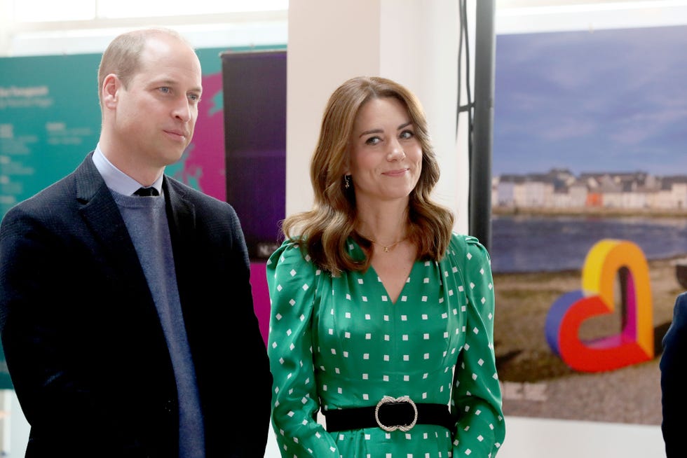kate middleton con vestido verde en irlanda