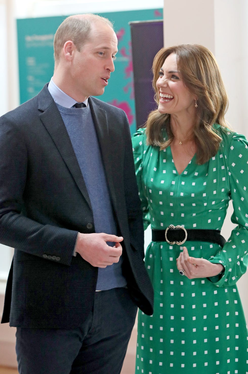 kate Middleton con vestido verde en Irlanda