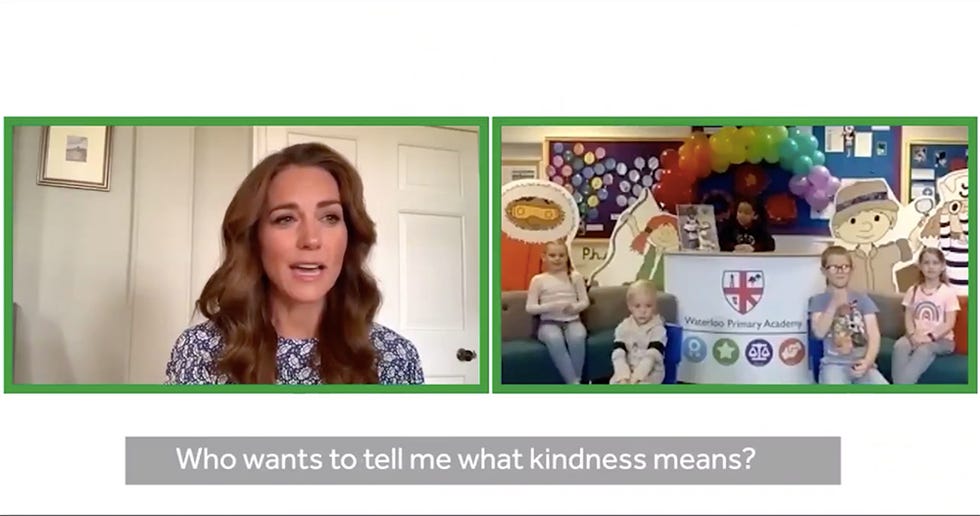 kate middleton virtual school assembly