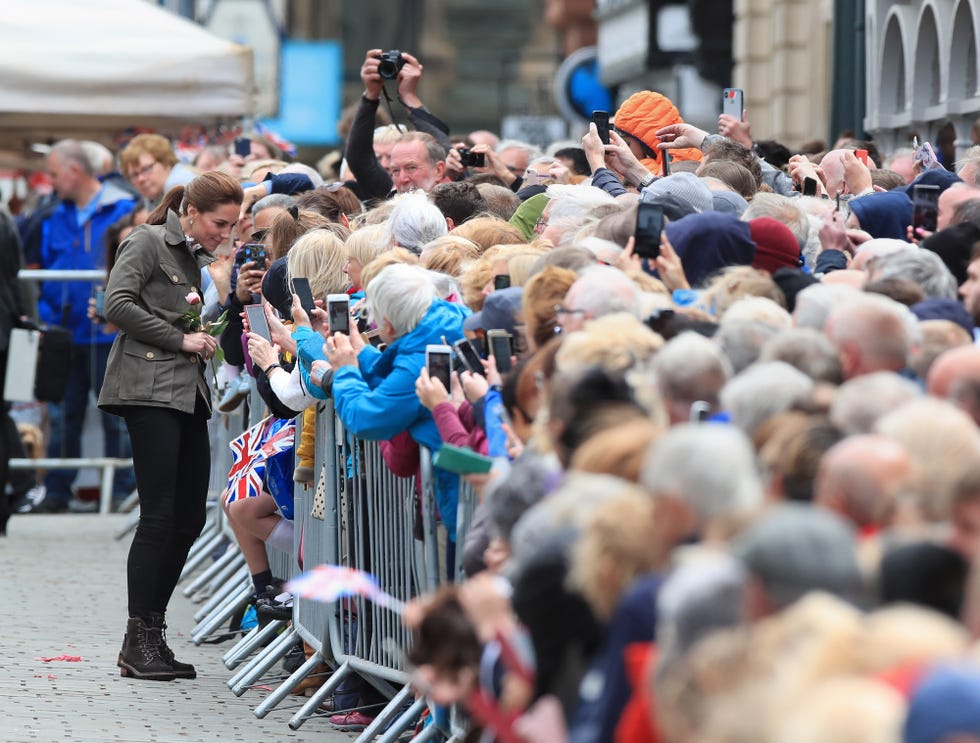 Kate Middleton durante su visita a Cumbria