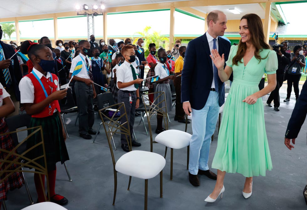 kate middleton en su viaje a bahamas