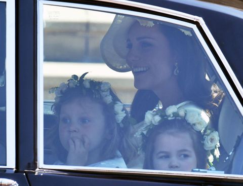 kate middleton with bridesmaids at royal wedding