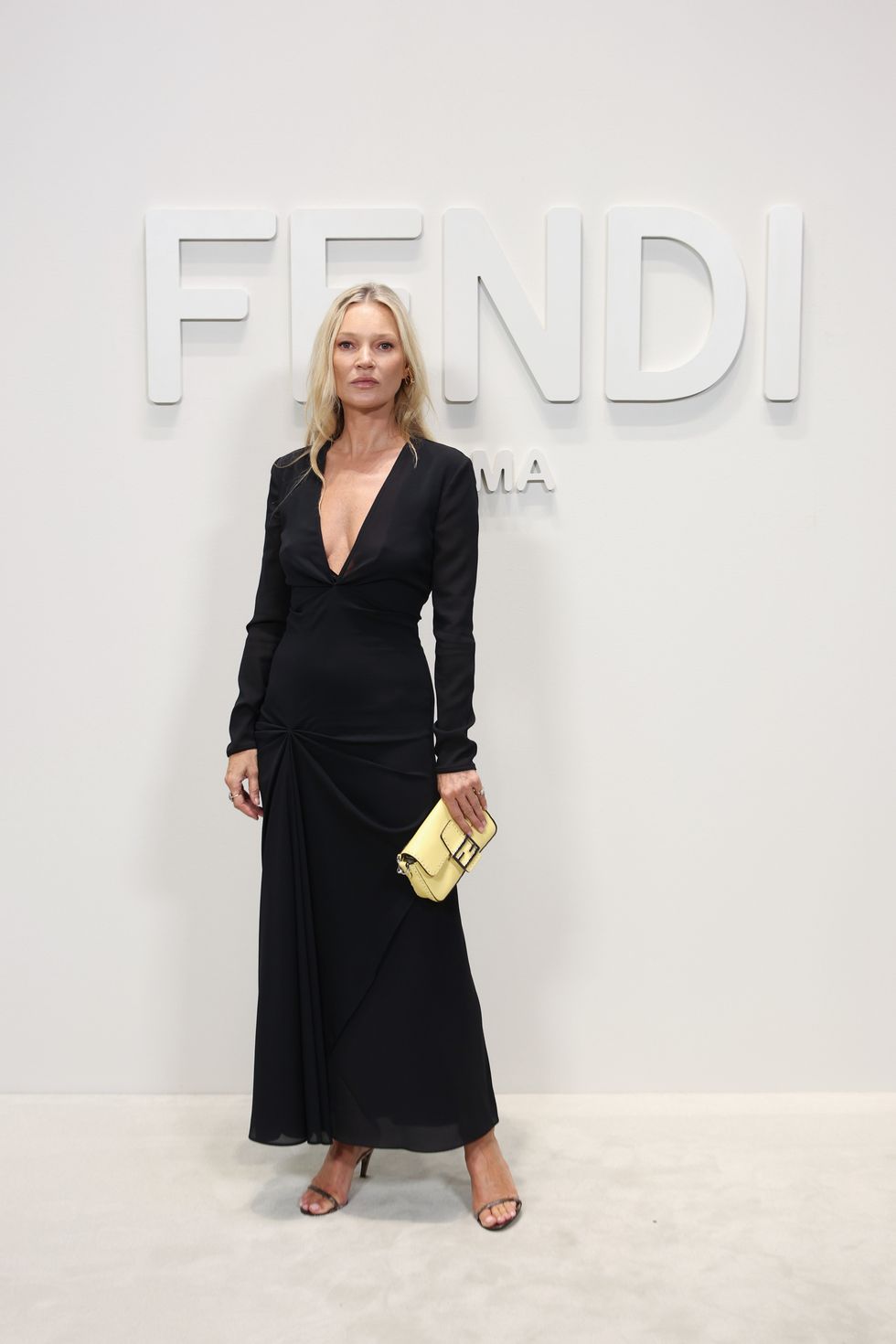 milan, italy september 20 kate moss attends the fendi spring summer 2024 fashion show on september 20, 2023 in milan, italy photo by daniele venturelligetty images for fendi