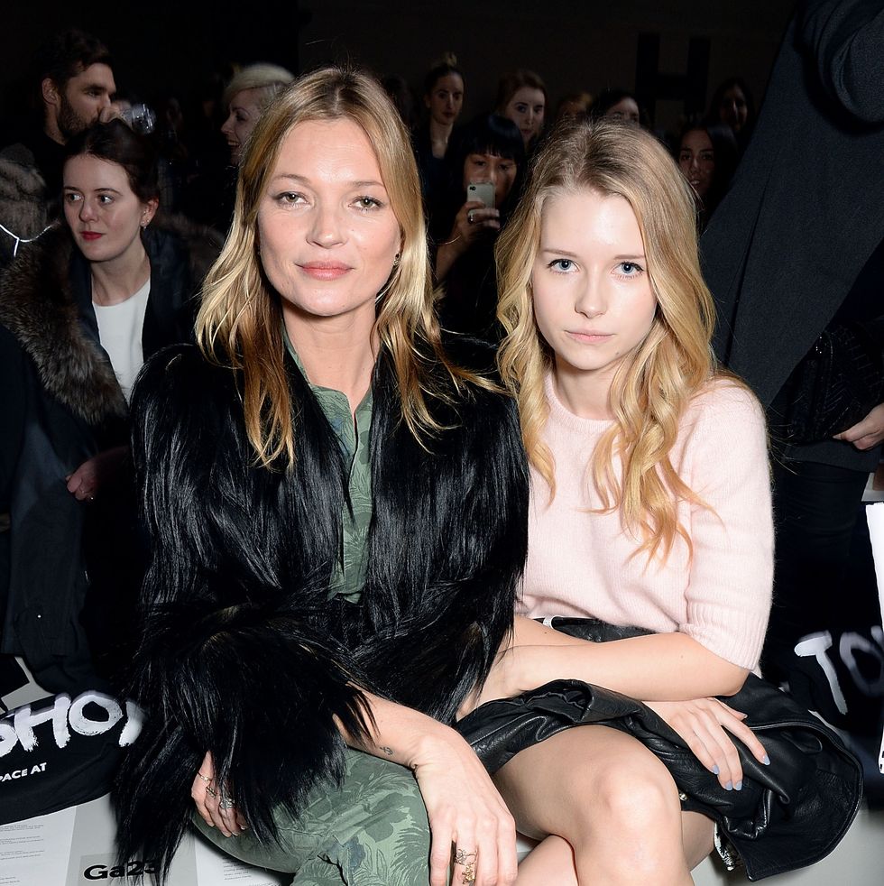 topshop unique front row london fashion week aw14