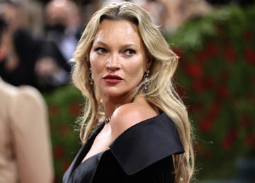 kate moss pink hair