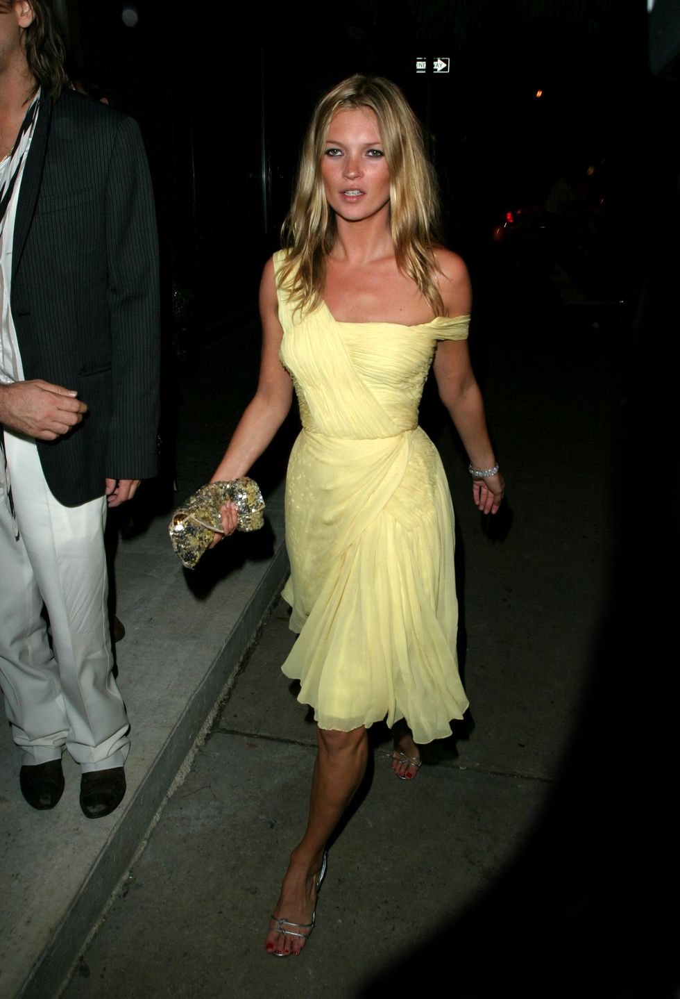 kate moss at the hue in new york city, new york photo by james devaneywireimage