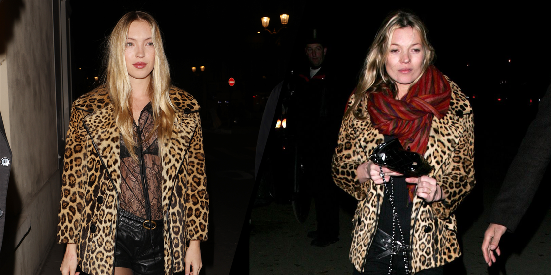 ジャケット・アウター fur leopard down jacket y2k 00s archive fur leopard down jacket y2k 00s archive（Lila Moss Wore a