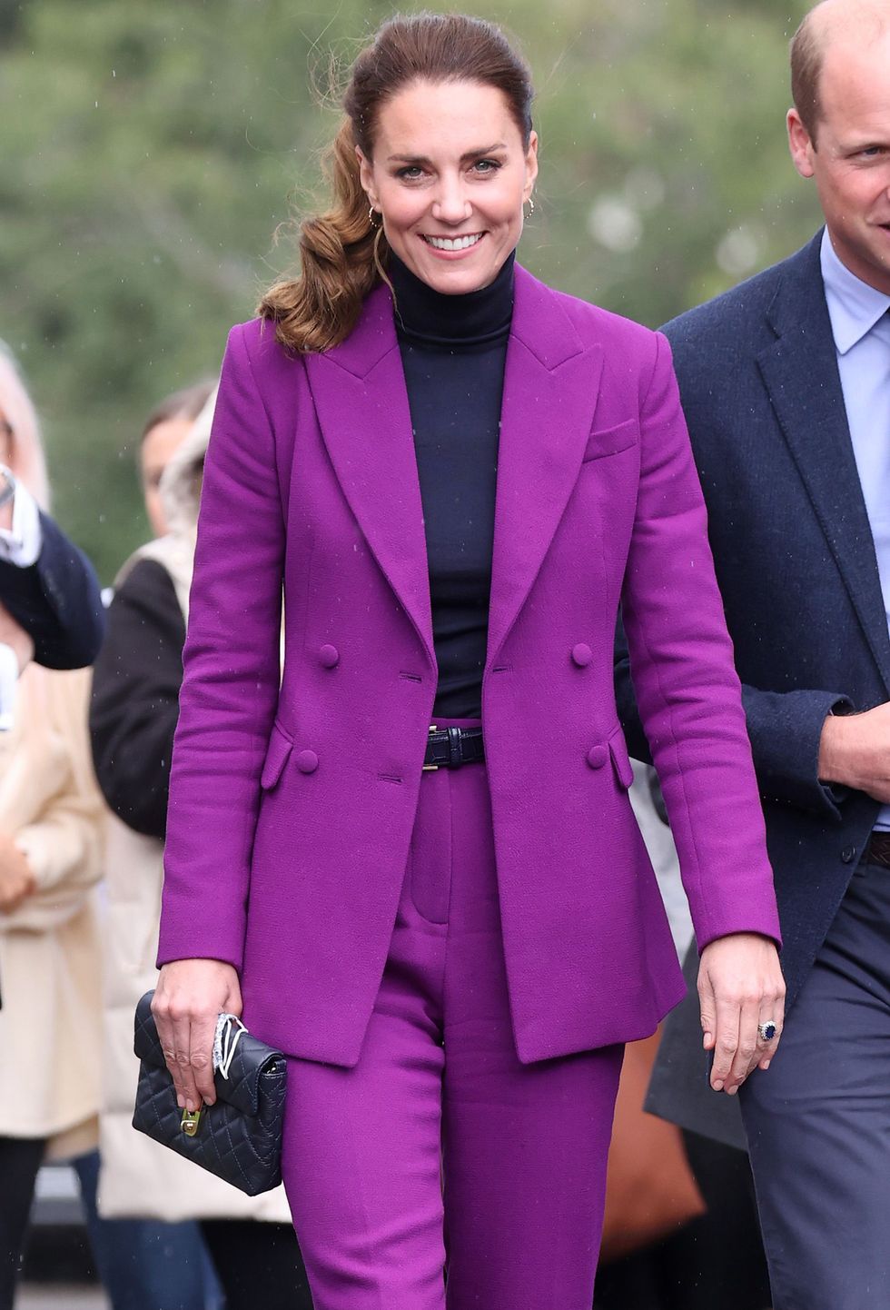 duchess of cambridge purple suit northern ireland