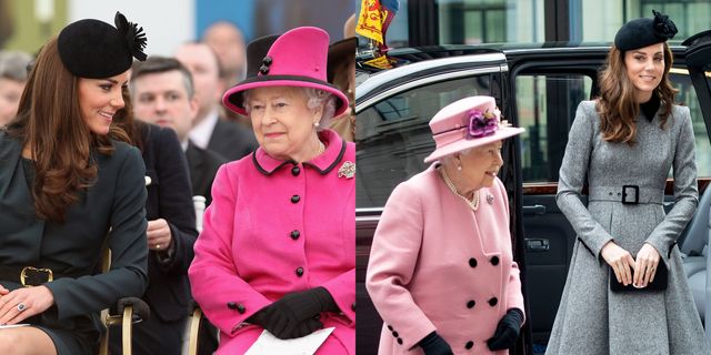 凱特王妃第一次陪英國女王出征！原來兩人的感情超好，連車上的小毯子都一起蓋也太可愛！