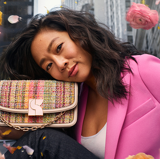 Stephanie Hsu Is Blossoming as the New Face of Kate Spade's Spring Campaign