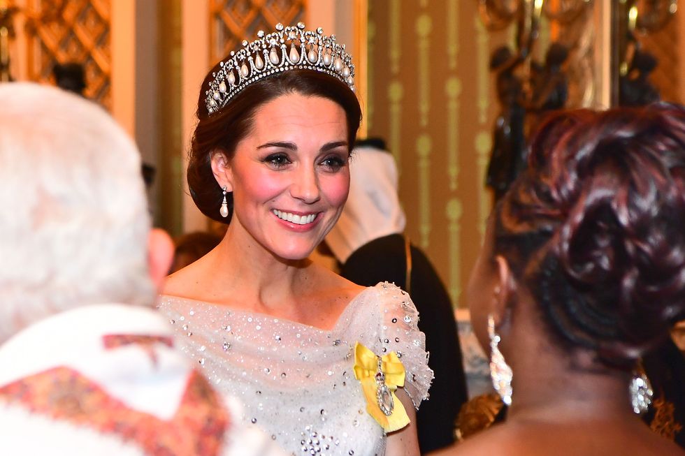 duchess of cambridge at the state banquet