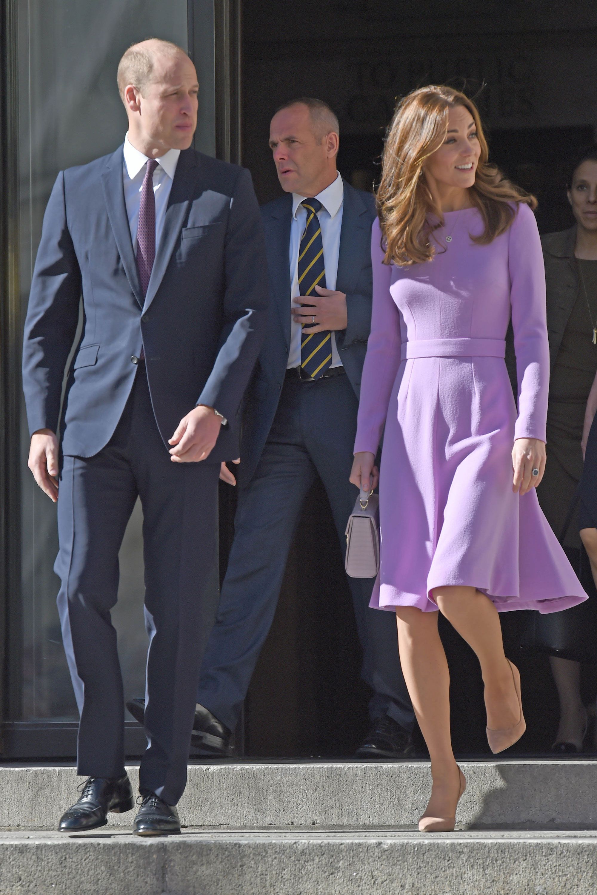 Emilia wickstead purple dress hotsell