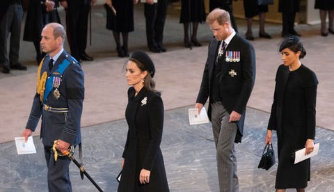 prince william, kate middleton, prince harry, and meghan markle