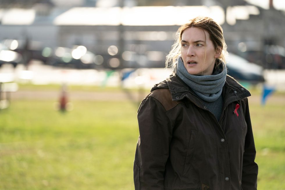kate winslet as mare sheehan, mare of easttown