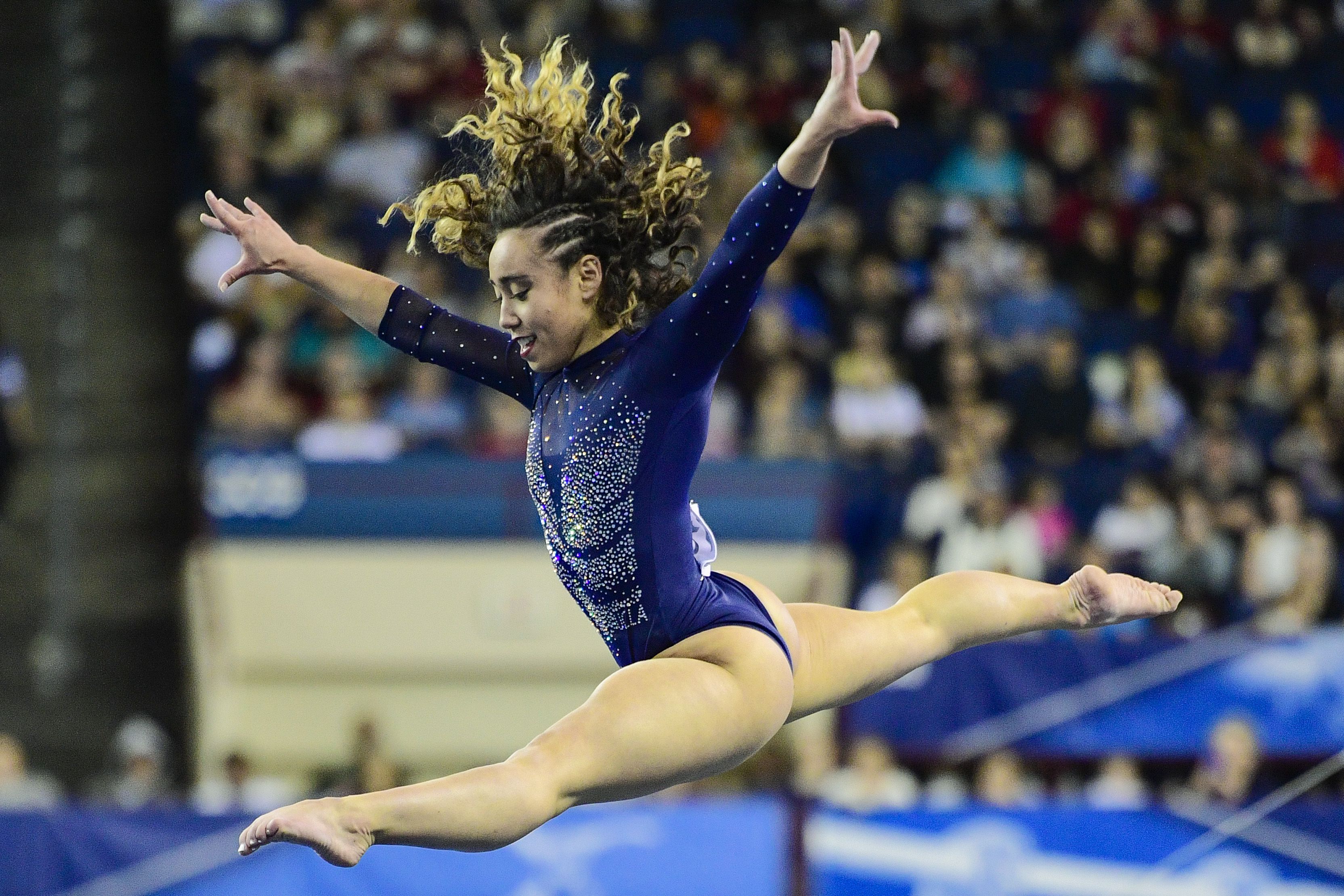 Gymnast Katelyn Ohashi Goes Viral For Taking Off Pants During
