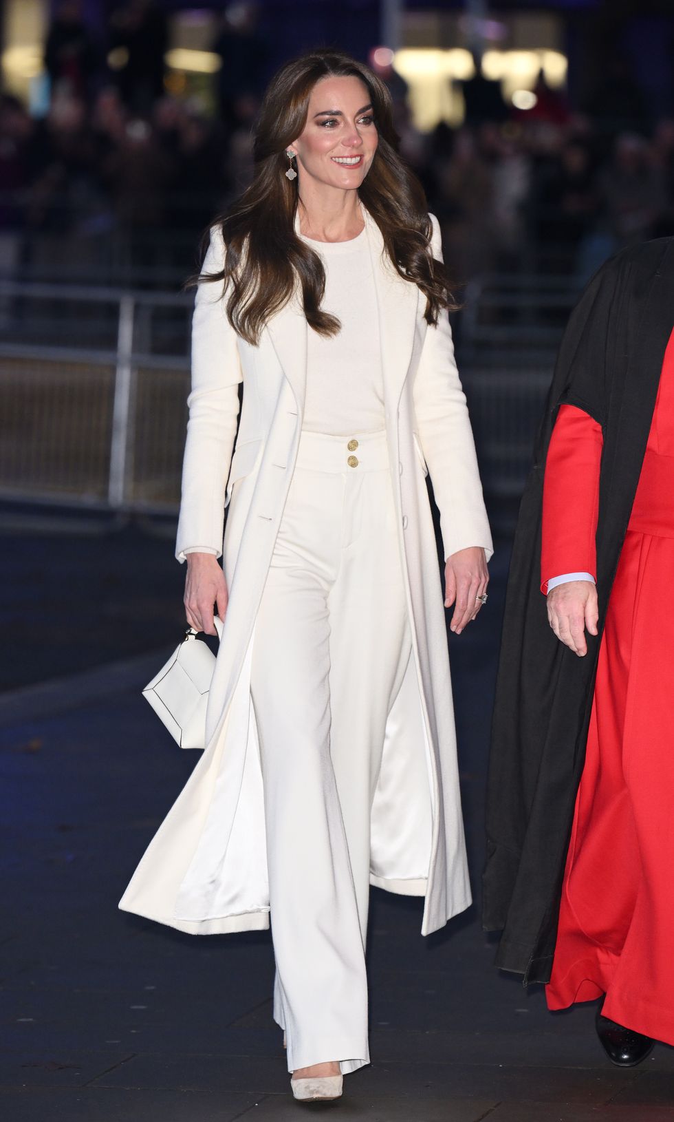 london, england december 08 catherine, princess of wales attends the together at christmas carol service at westminster abbey on december 08, 2023 in london, england photo by karwai tangwireimage