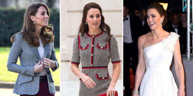 El look-book de Kate Middleton  Vestidos formales de invierno