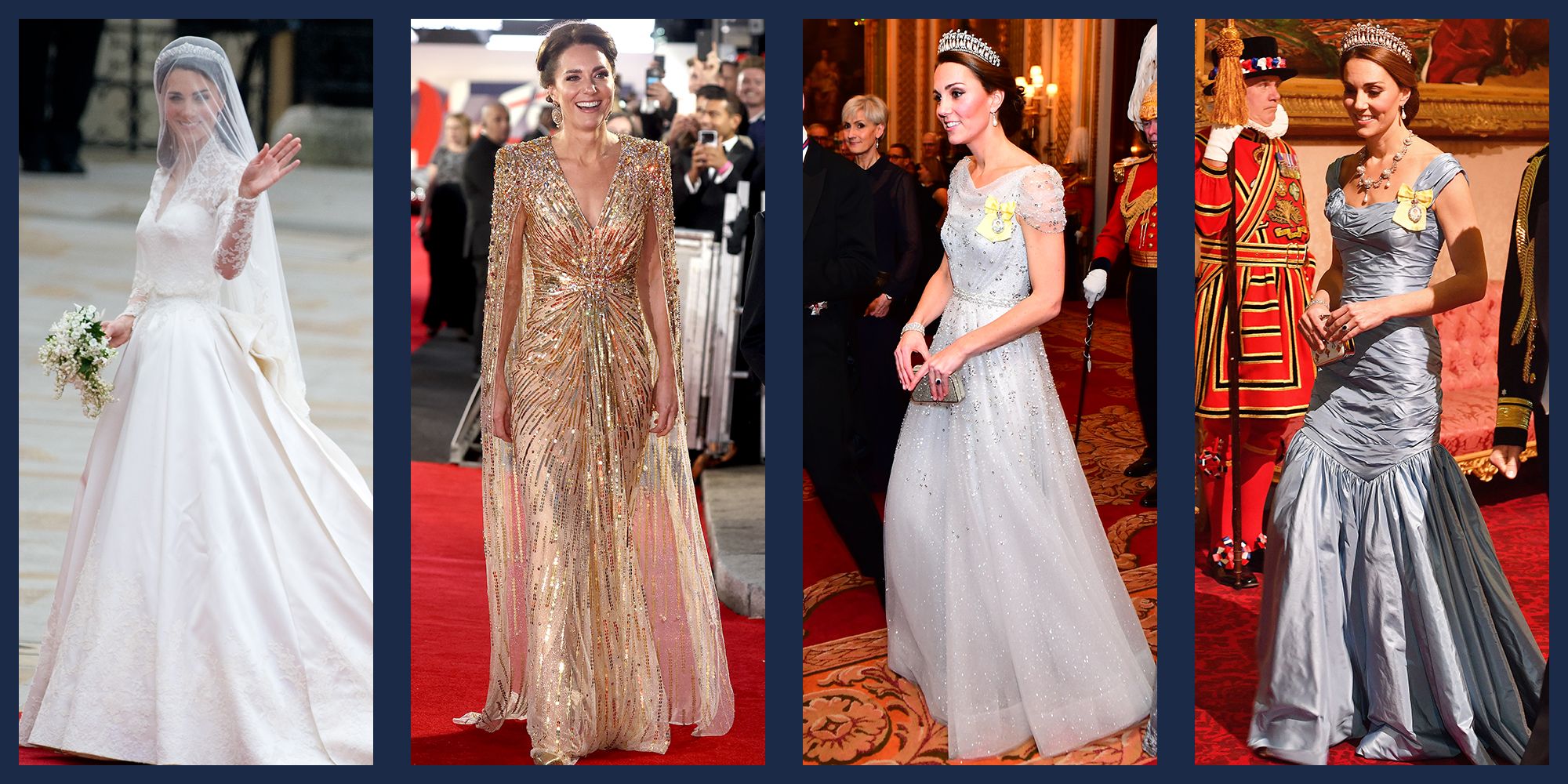 42 Of The Best Evening Gowns Kate Middleton Has Ever Worn  Vogue Australia