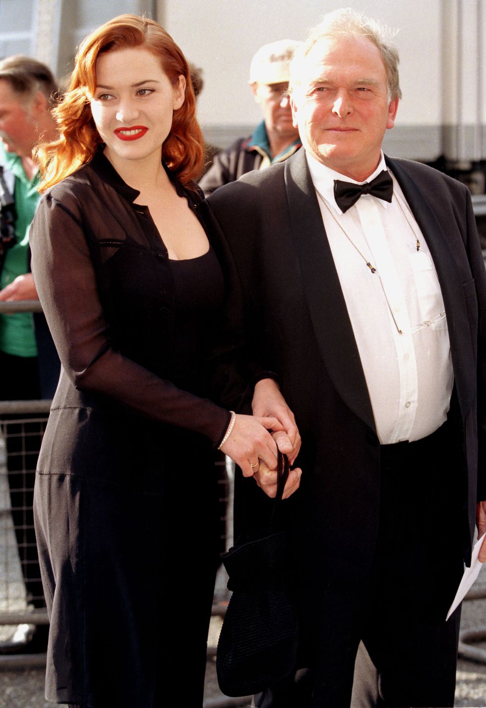 kate winslet father roger attend the 1997 bafta british academy film television awards at londons royal albert hall photo by antony jonesjustin goff\uk press via getty images