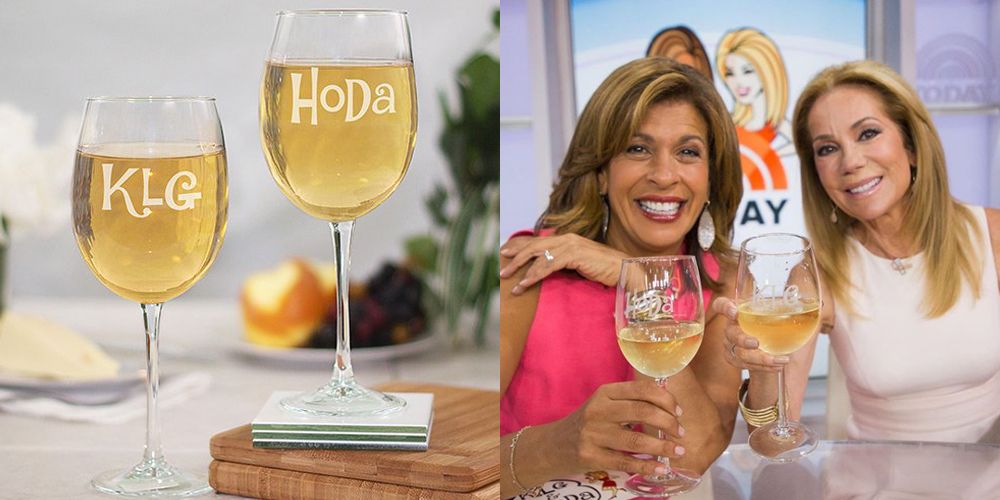 You and Your BFF Need These Kathie Lee and Hoda Wine Glasses