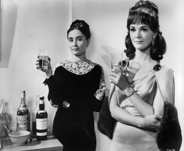 entertaining more than 50 years ago   guest drinks