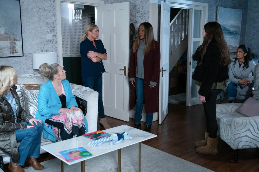 kathy beale, linda carter, sharon watts, denise fox, suki kaur panesar, stacey slater, eastenders