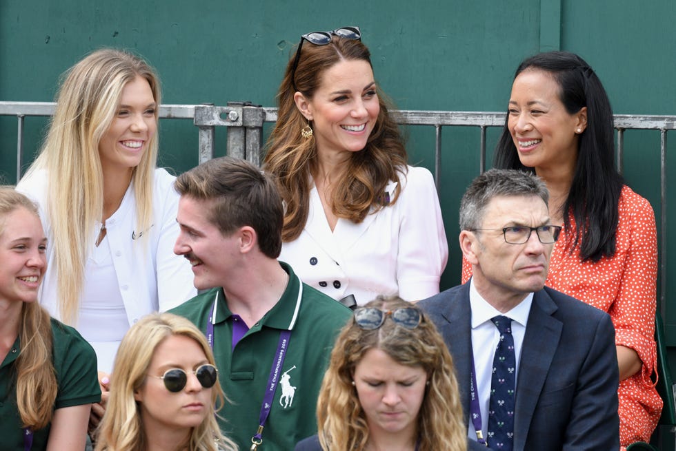 The Duchess of Cambridge wears all-white at Wimbledon