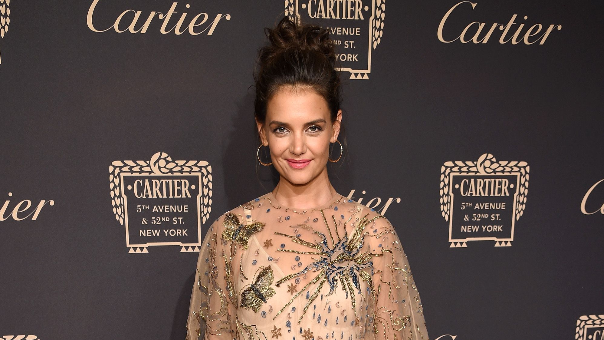 Katie Holmes Caused a Stir on Instagram While Wearing a See