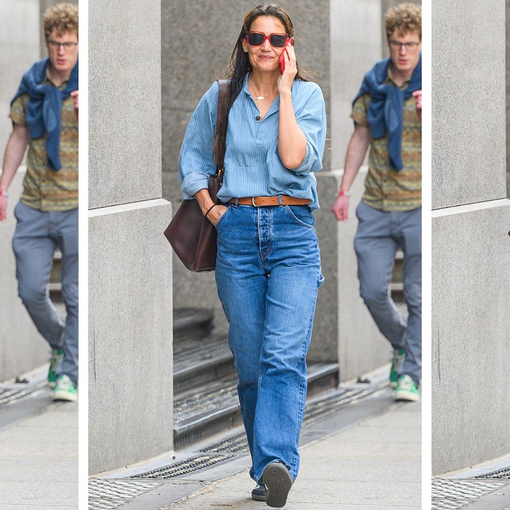 Katie Holmes' $178 Leather Tote Bag Is Quiet Luxury Done Right