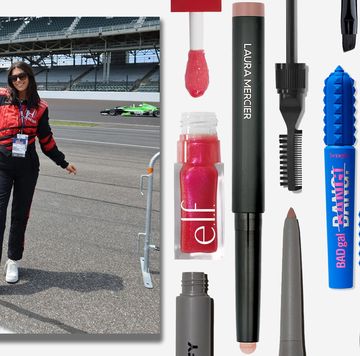 i tested heatproof makeup at the indy 500