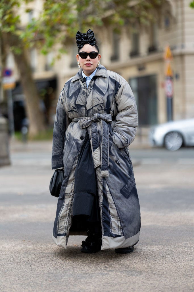 street style paris fashion week womenswear springsummer 2025 day eight