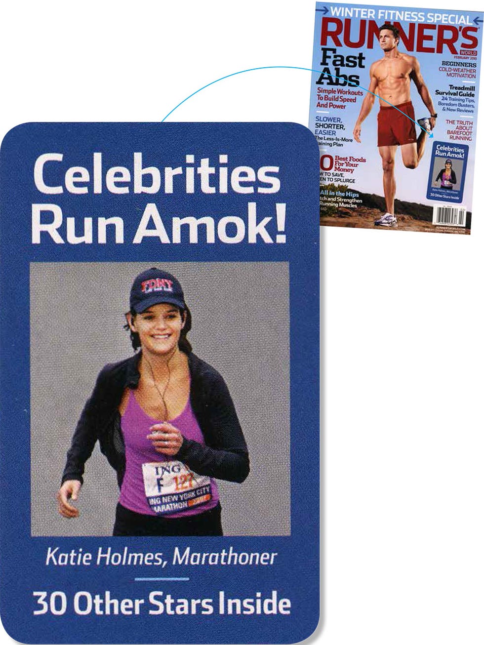Katie Holmes, February 2010