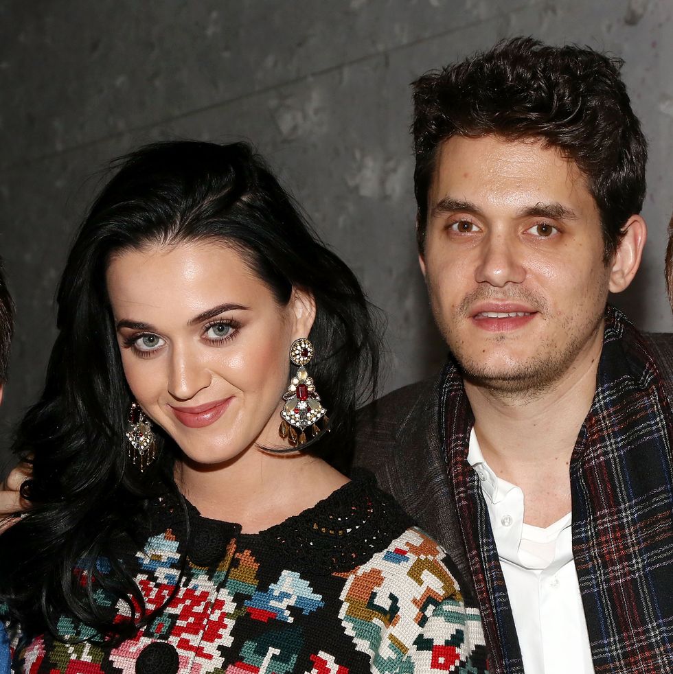 katy perry and john mayer attend "a christmas story, the musical" broadway performance