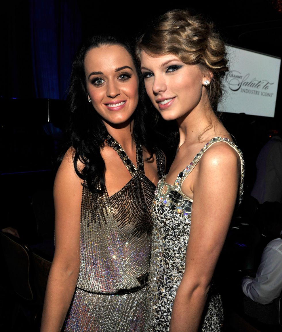 katy perry and taylor swift at the 2011 grammys