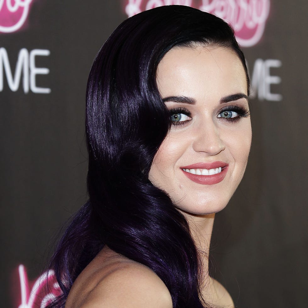 purple hair color ideas   katy perry