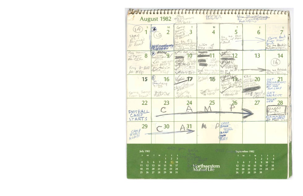 Brett Kavanaugh Calendar Pages Attempt to Defend Against Christine