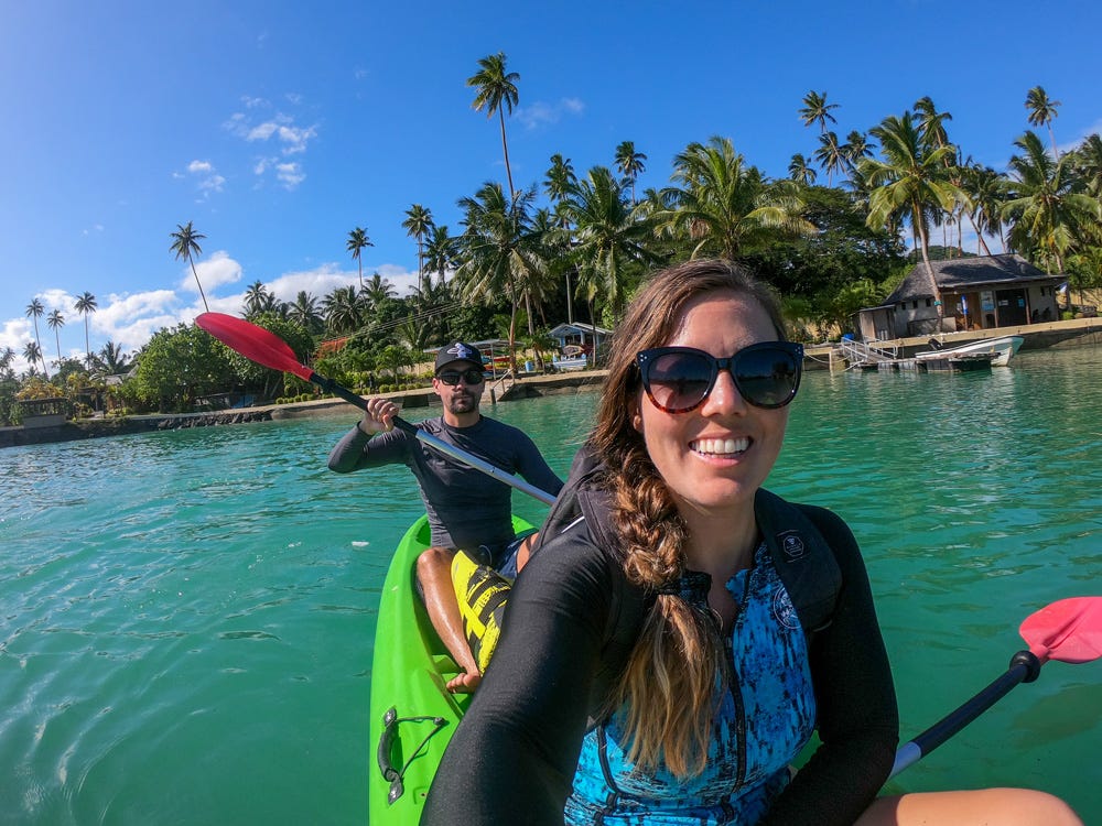 kayaking