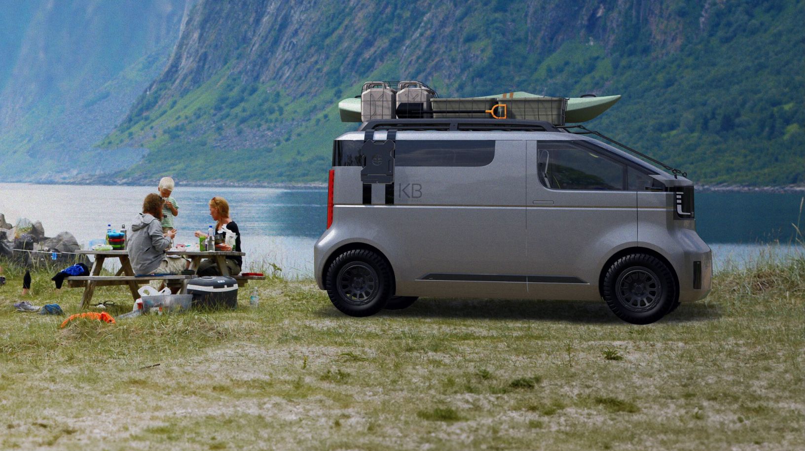 Tiny Toyota Electric Van Concept Imagines Flexibility of Use in