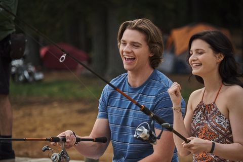 the kissing booth 3 2021 joel courtney as lee and meganne young as rachel  cr marcos cruznetflix