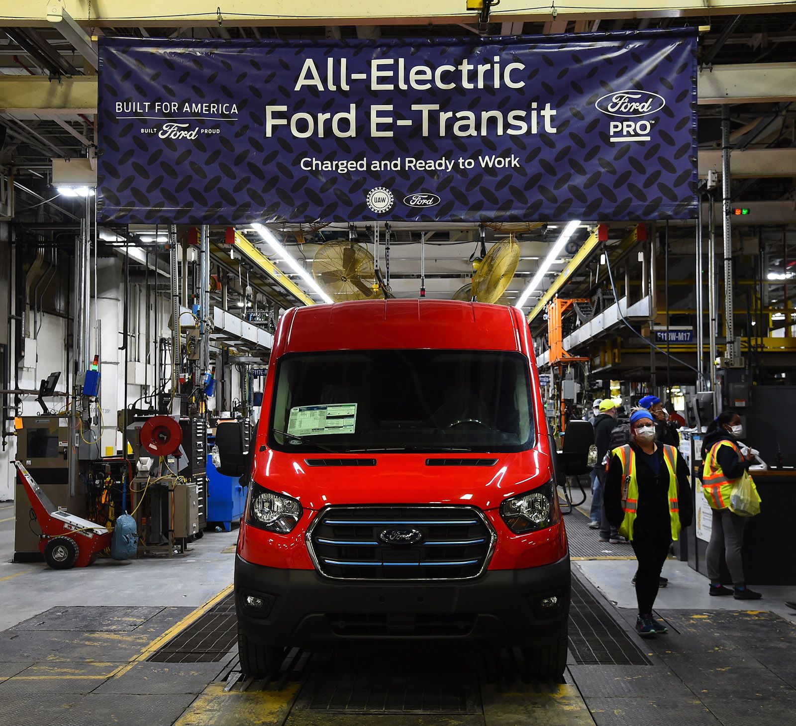 Ford e online transit van