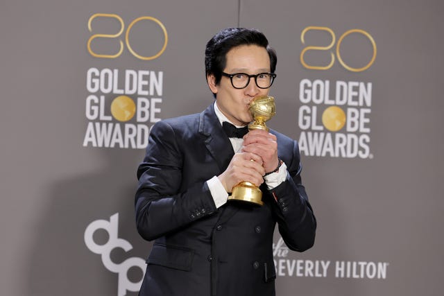 80th annual golden globe awards press room