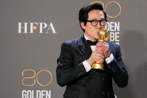 80th annual golden globe awards press room