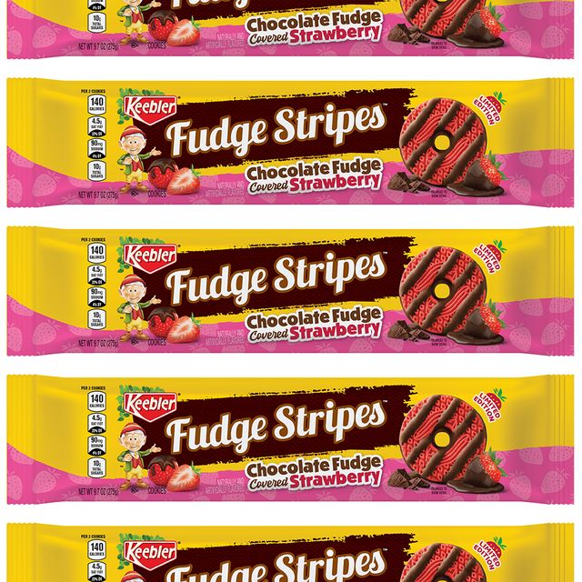 keebler fudge stripes chocolate fudge covered strawberry cookies