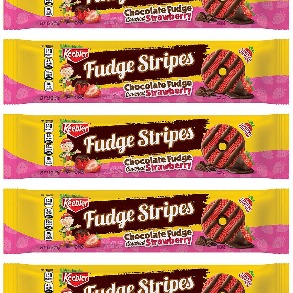 keebler fudge stripes chocolate fudge covered strawberry cookies