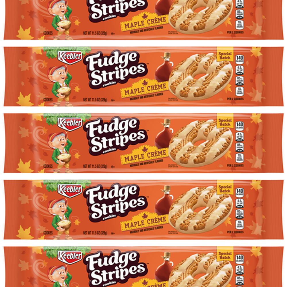 keebler fudge stripes maple creme cookies