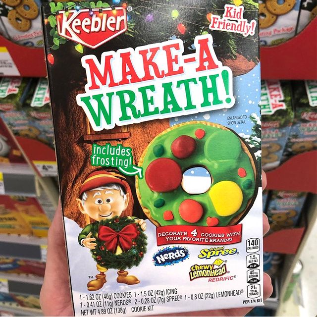keebler make a wreath cookie kit