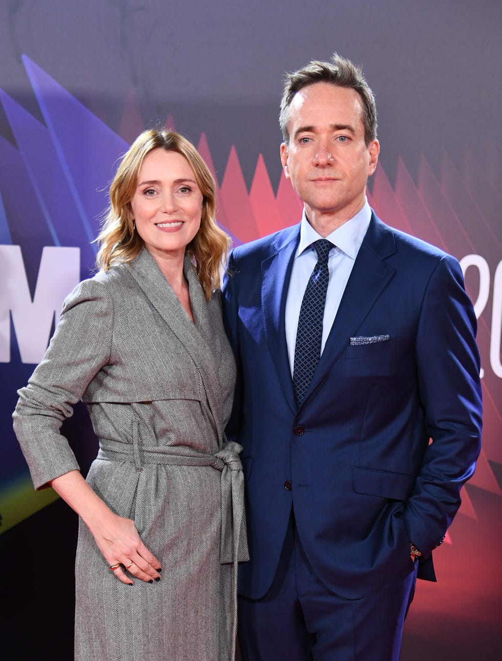 keeley hawes and matthew macfadyen on the red carpet