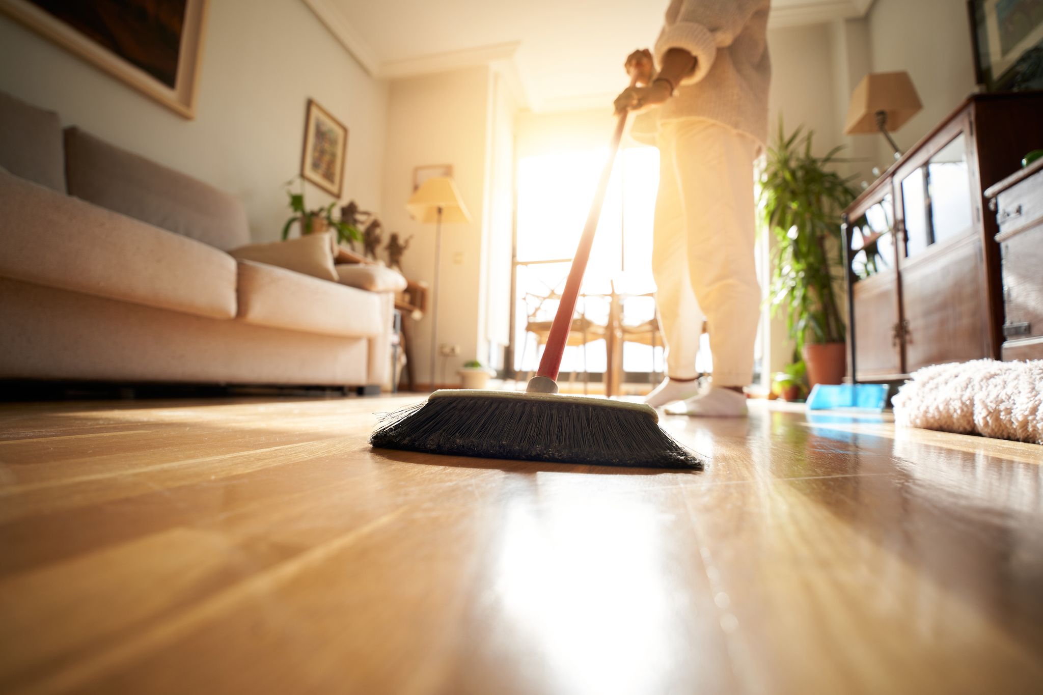 keep your floors sparkling clean