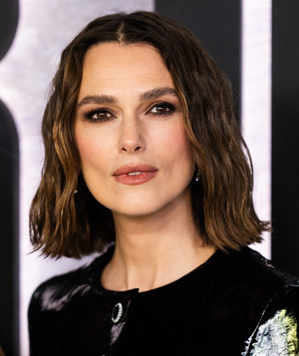 Keira Knightley's New Choppy Bob Is The Epitome Of Undone Glamour